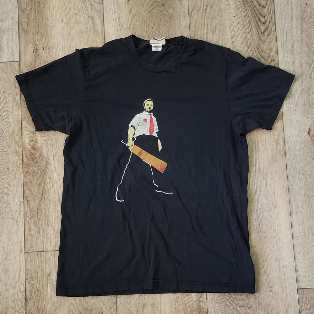 Vintage cult classic Shaun of the dead! Black T-Shirt Size M